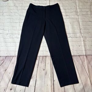 Liz Jordan Navy Blue Straight Leg Dress Pants Size 12